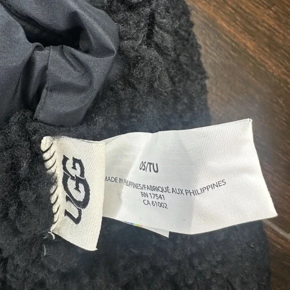 Black ugg neck gaiter ugg shasta black ugg scarf black ugg neck warmer - Picture 8 of 11